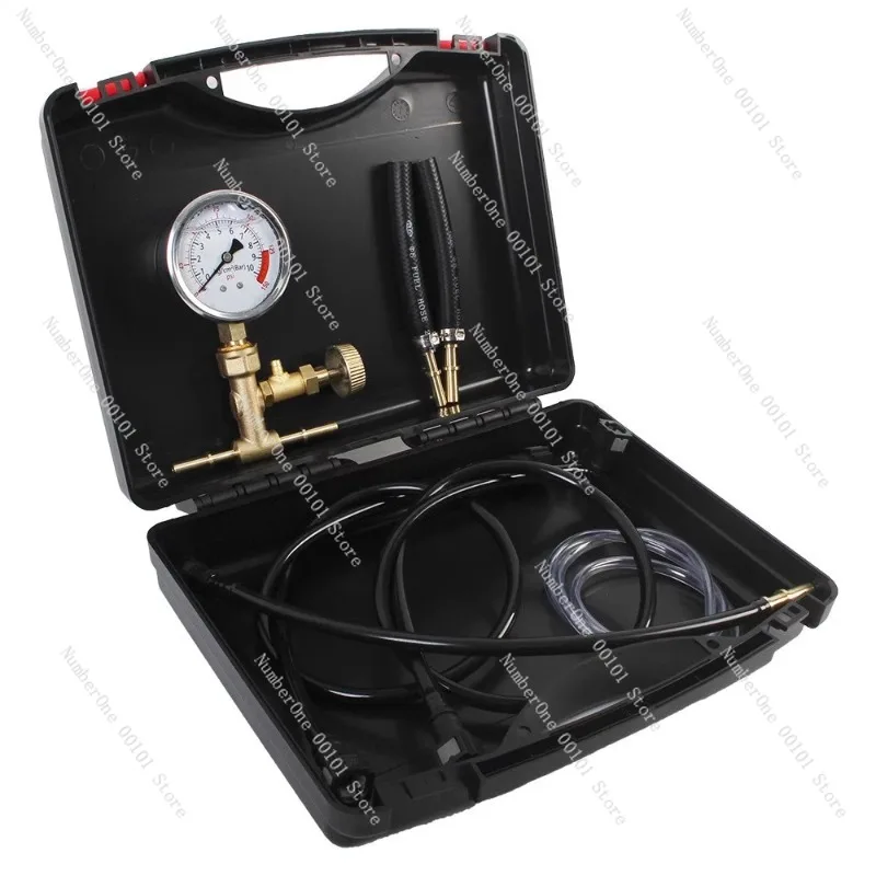 

EFI motorcycle pump detection pressure gauge fuel test with pressure relief flow metal gauge