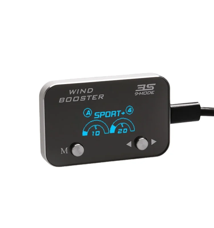 

WINDBOOSTER 9-режимное устройство ускорения педали 3S, электронный контроллер повышения напряжения, устройство задержки двигателя