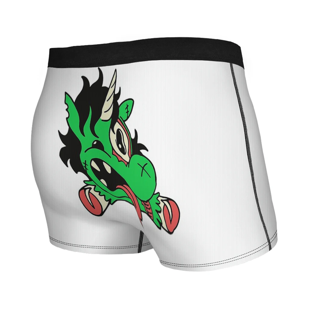 Funny Halloween Animals Zombie Unicorn Happy Halloween Underpants Breathbale Panties Male Underwear Print Shorts Boxer Briefs