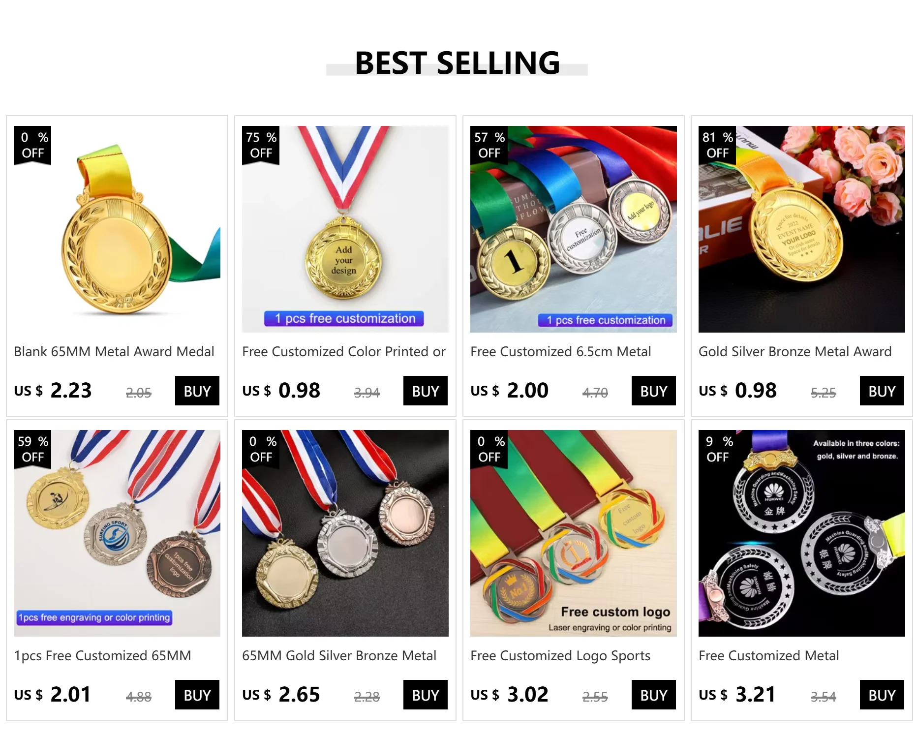 Kostenlose individuelle Logo-Sportmedaillen, Gold, Silber, Bronze, Metallmedaille, Auszeichnung, personalisiertes Souvenir für Spielsport, Wettbewerb, Gewinner – Detail 1