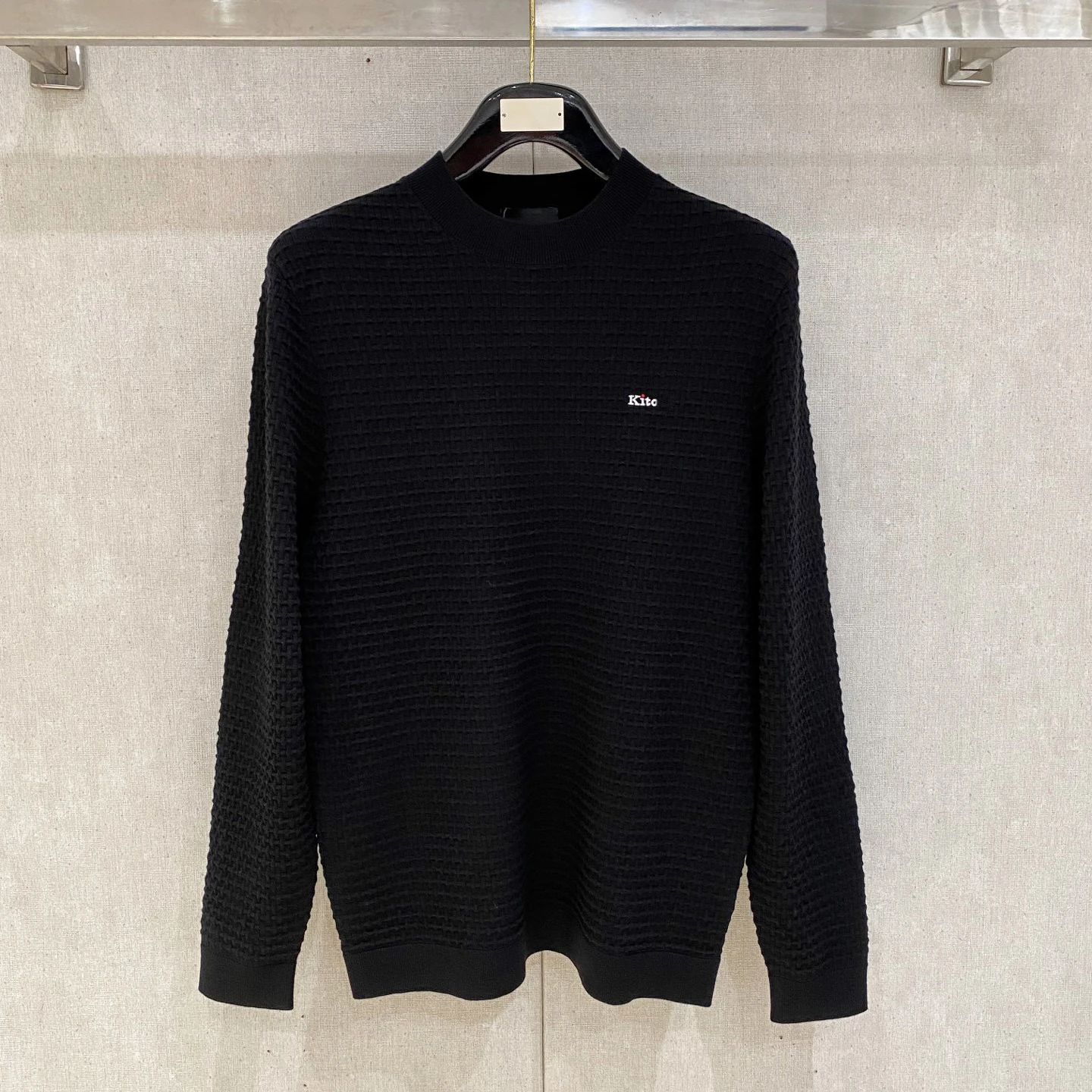 เสื้อสเวตเตอร์ถักคอวีผู้ชายไซส์ใหญ่ สไตล์ลำลองธุรกิจ โทนสีพื้นเรียบง่าย ดูดีมีระดับ สำหรับต้นฤดูใบไม้ร่วง