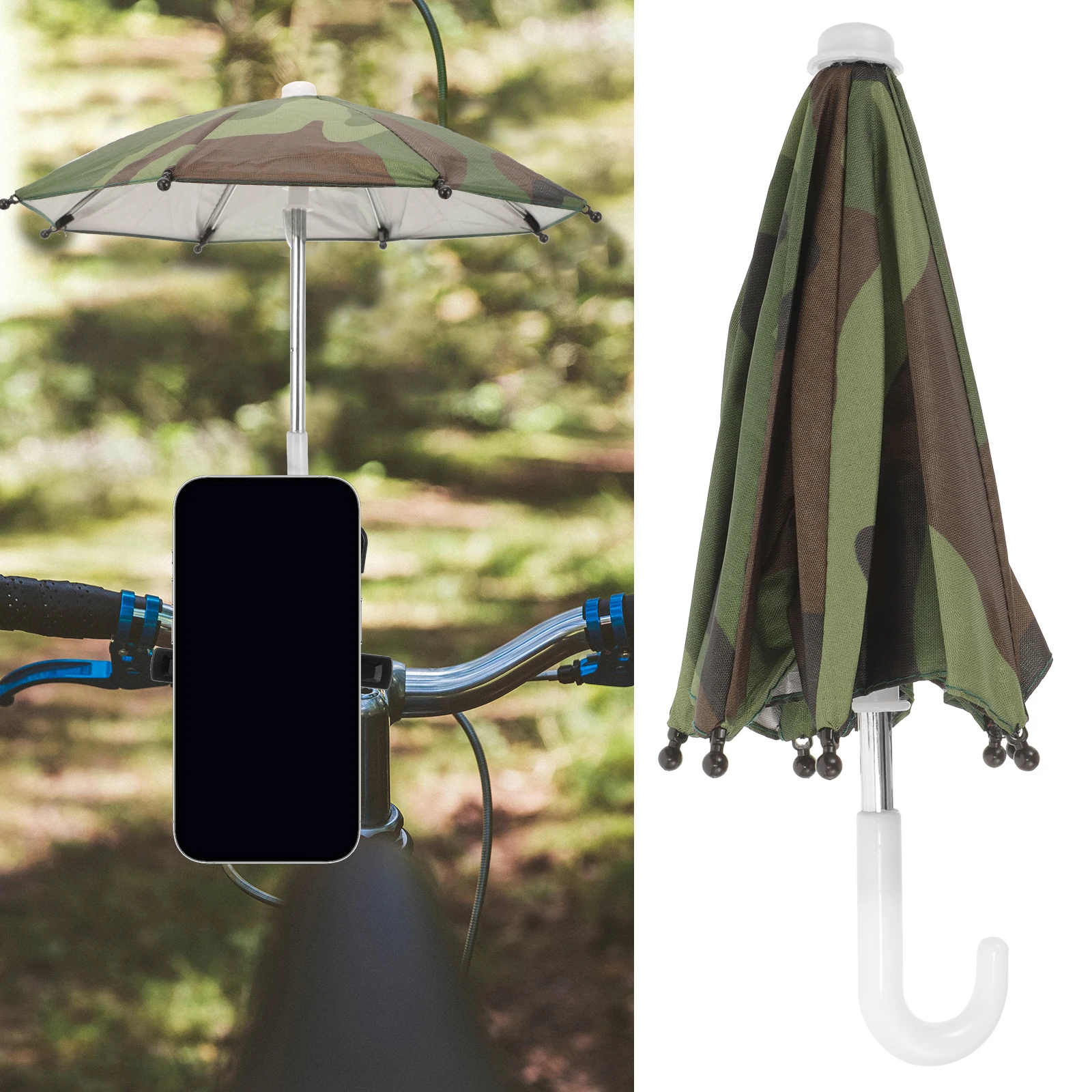 

1 Set Phone Umbrella For Cycling Mini Waterproof Motorcycle Accessories Decorative Lightweight Travel Gift Use Outdoor Durable