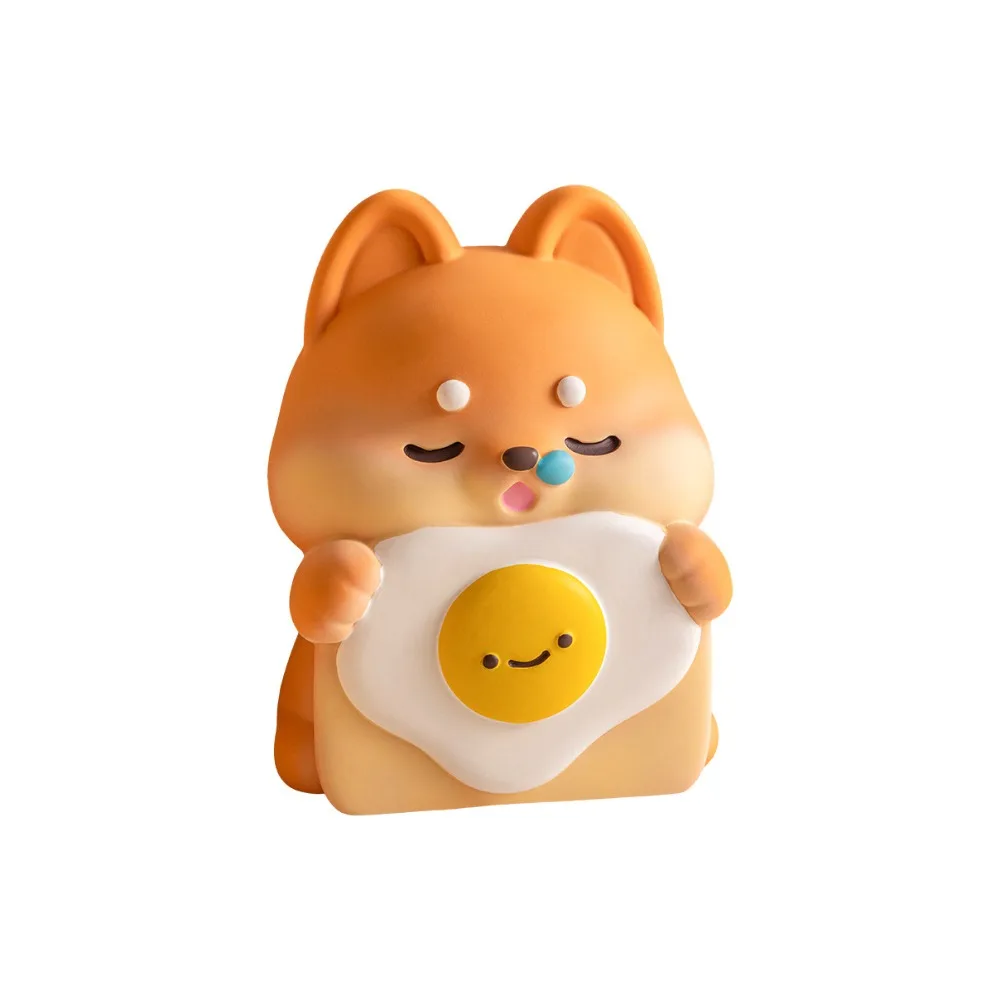 

Animal Figurines Vinyl Cartoon Dog Money Box Resistant Fall Kawaii Piggy Bank Cute Style Funny Saving Box Home Decoration