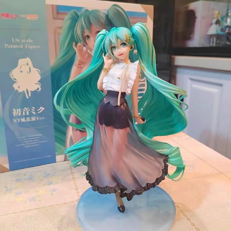 IN Magazzino GOOD SMILE Original GSC Hatsune Miku Figure NT Style Casual Wear Ver. Anime Figure Toys for Kids Gift Ornaments