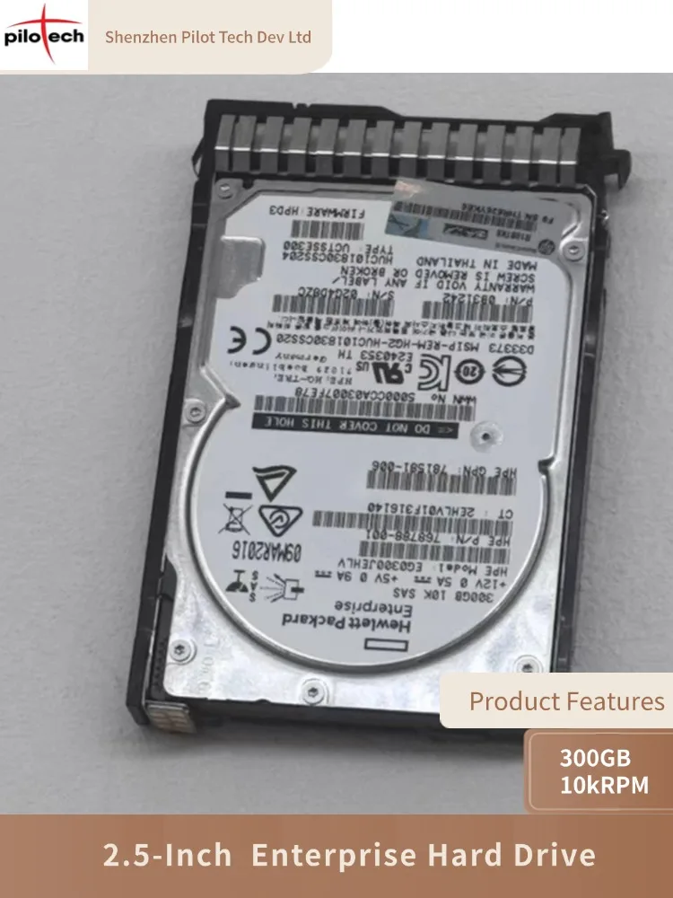 

768788-001 300Gb 10Krpm 2.5in Sas-6G Enterprise G4-G7 Hdd