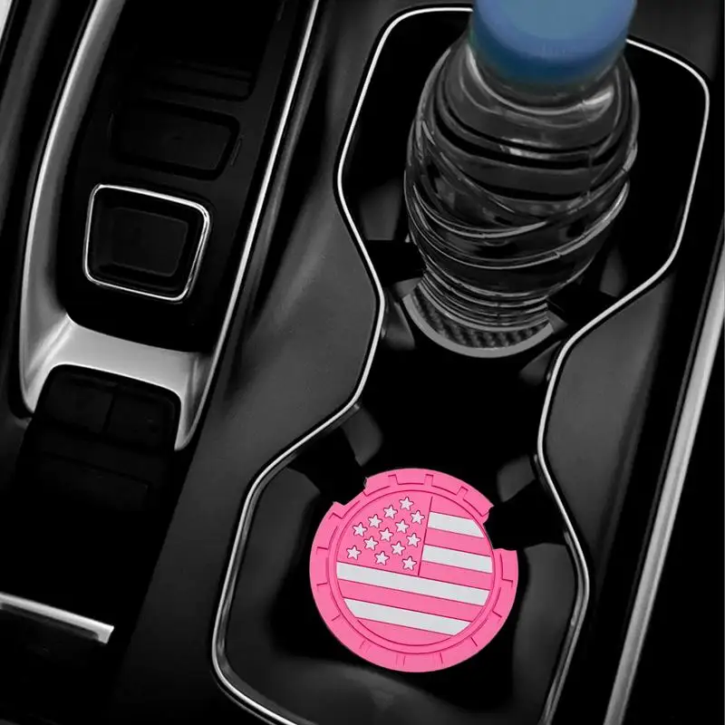 Car Cup Coaster Trendy Cup Holder Insert Coaster Anti Slip Insert Coaster Stable Car Interior Cup Holder Pad Vehicle Interior