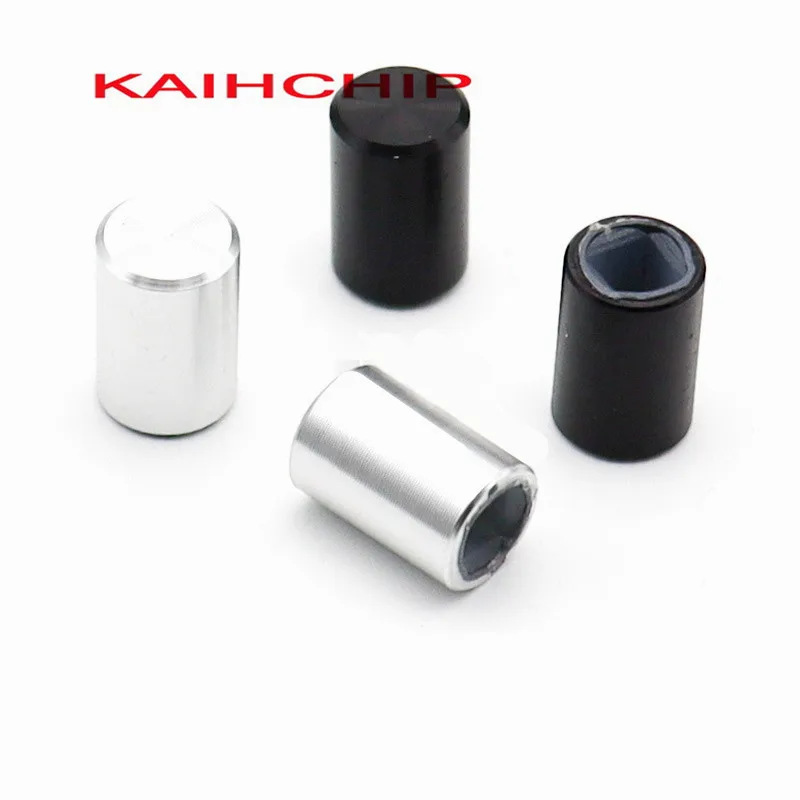 5PCS 7×10mm Aluminum alloy knob cap Tact Switch cap Power switch cap 6 * 6 series switch cap square hole 3.2*3.2MM