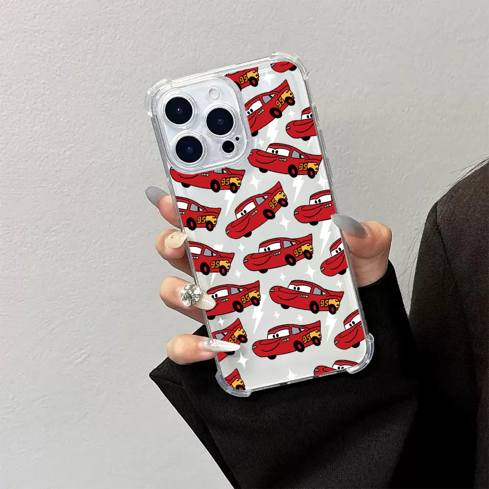 Funda de teléfono Fast Car Racing Lightning Mcqueen 95 para Samsung Galaxy S25 S24 S23 S22 S21 S20 Note20 Edge FE Ultra Plus 4G 5G Anti