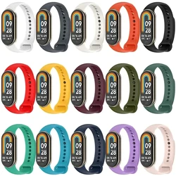 Silicone Watch Strap for Xiaomi Mi Band 8-9 global version NFC Bracelet Waterproof Wristband watchbands correa Mi Band 8-9 strap