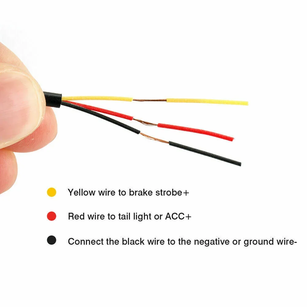 LED 3rd Brake Light Hot Sale F1 Style 15 LED Rear 3rd Third Strobe Flashing Tail Brake Stop Light Universal Replacment Parts