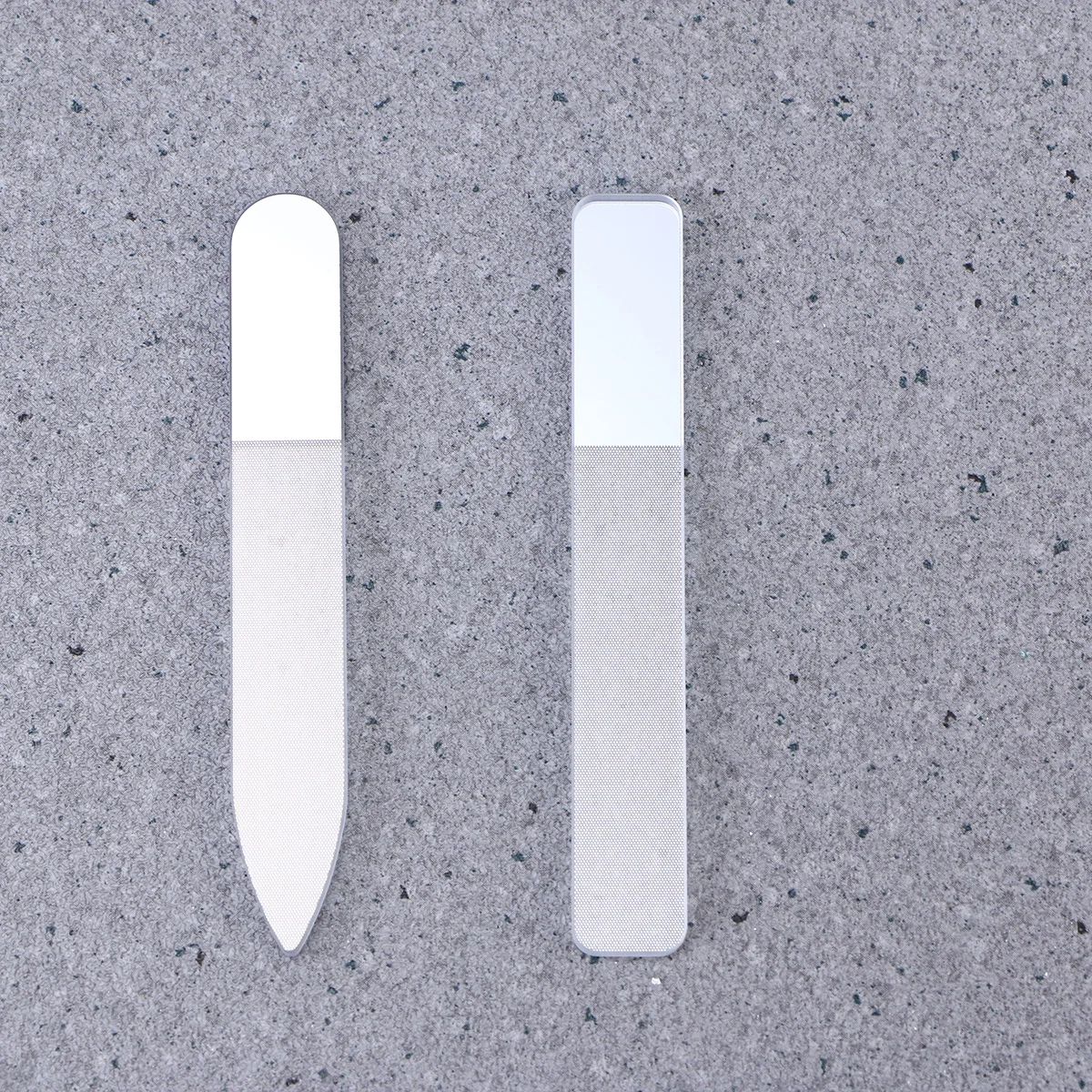 2 قطعة ملفات الزجاج الكريستال السلس إنهاء لا الرمال إسقاط المحمولة حقيبة للتخزين مسمار أداة فنية لصالون المنزل استخدام ملفات الأظافر أداة