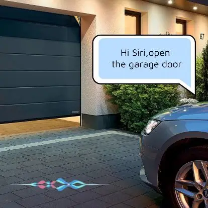 El abridor de puerta de garaje IoTorero Homekit ESP32C3 funciona con el asistente doméstico