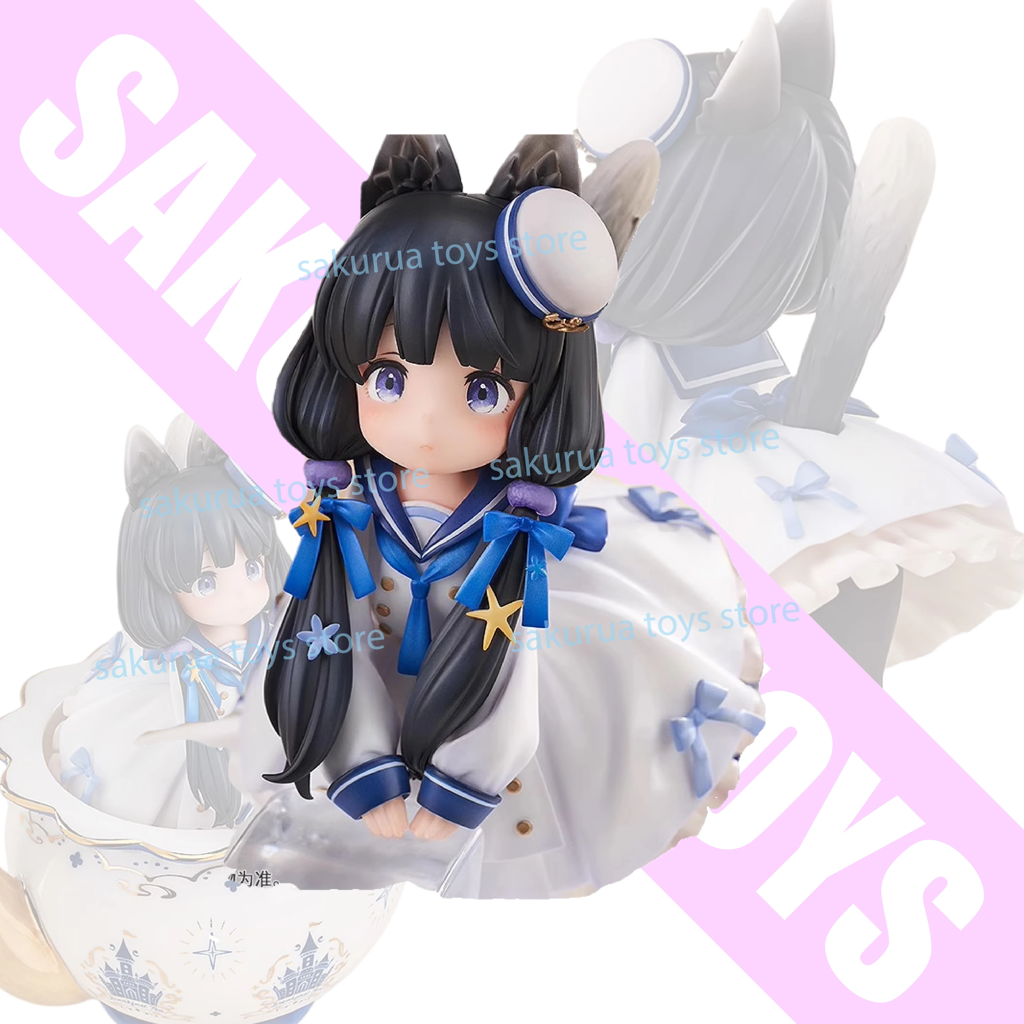 

В наличии чайная вечеринка кошка чайник мяу корова кошка тень маж орнамент фигурка анимация периферийные фигурки коллекция подарок