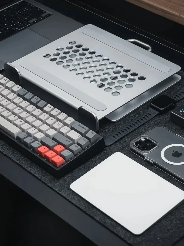 Vendite calde Il supporto per laptop con la stessa consistenza del MacBook è adatto per MacBook pieghevole