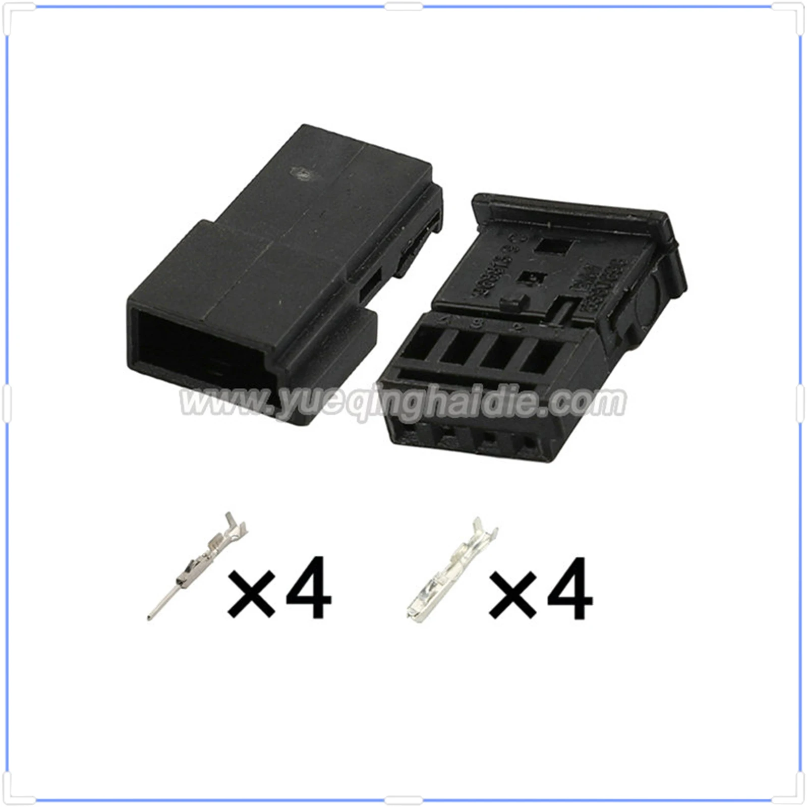 

4-контактные разъемы, незапечатанные разъемы «папа-мама» 0,6 мм, вилка кабеля автоматической сборки переменного тока для BMW 0-1452576-1 968813-1