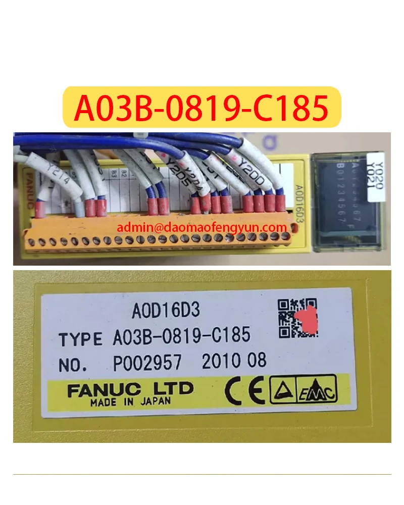 

A03B-0819-C185 Used Module A03B 0819 C185，Fast shipping