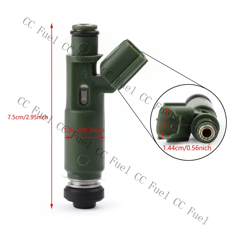C+ 4PCS Fuel Injector 2325022040 for Toyota Corolla 1.8L 2000-2006 232500D040 Y0 T9