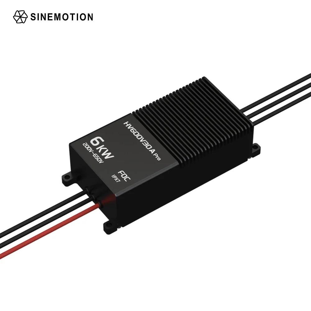 HV600V200A 600V 200A Dr-one de alta corriente ESC 60KW 200V-650V clasificación de voltaje ESC sin escobillas 200KG ESC con BEC para Evtol