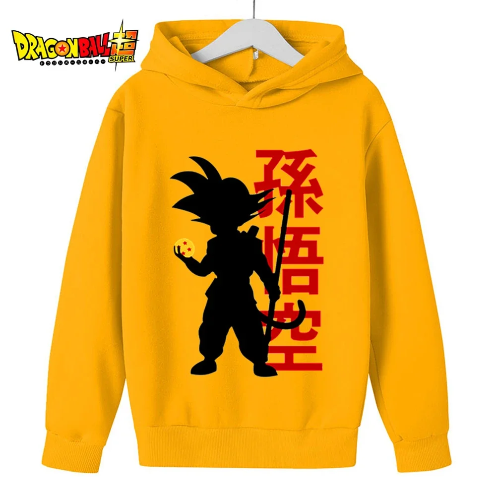 

Dragon Ball Z Goku Autumn Winter Boys Girls Sweatshirts Kids Anime Cartoon Hoodies Clothing Toddler Goku Hooded Tops