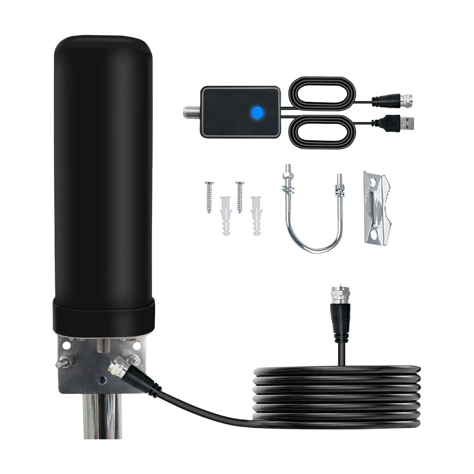 TV Antenna GAIN 25 dBi High Performance Signal Booster for Home