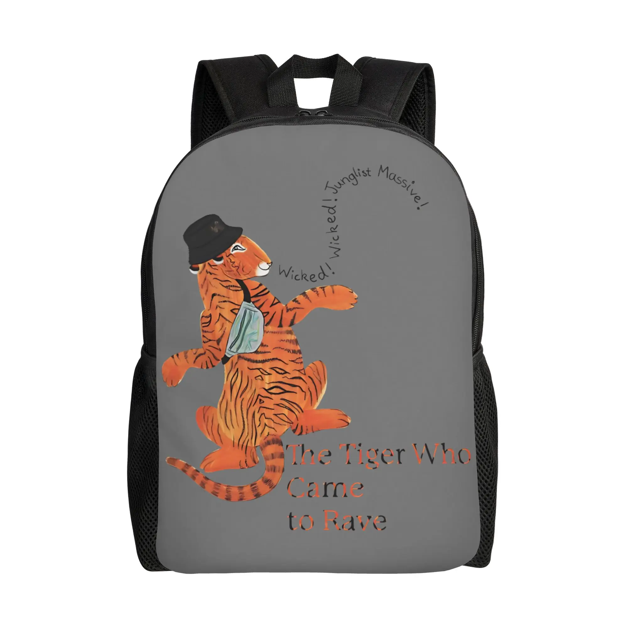 

Классический рюкзак «Тигр, который пришел за чаем» – подарок для старшеклассников, для походов, путешествий, с мультяшным принтом, городской рюкзак для мужчин и женщин, сумка через плечо для колледжа