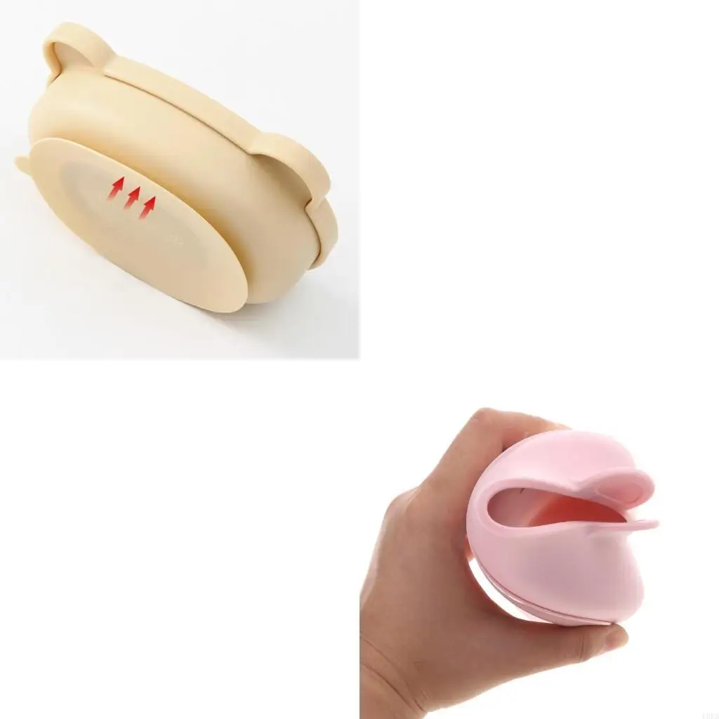 

Детская тарелка на присоске, миска для самостоятельного кормления, силиконовая тарелка для младенцев, посуда L8RB