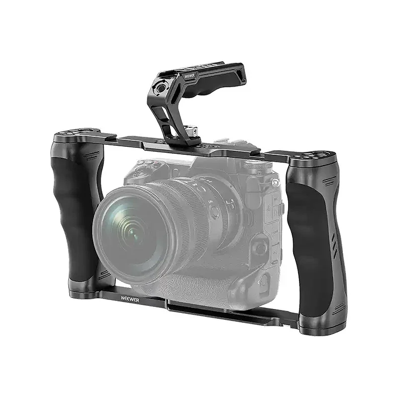 Universal Camera Cage & Top Handle with 3/8