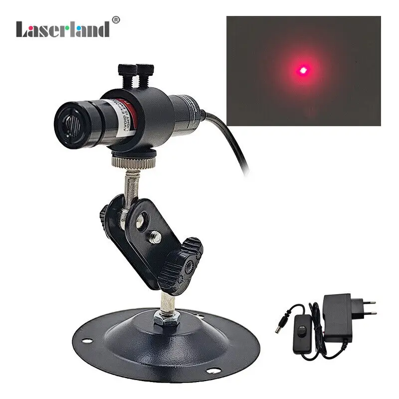 16mm 638nm 30mW 100mW Red Dot Laser Module Focusable for Location