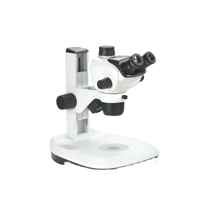 Magnification 90X Trinocular Stereo Zoom Microscope With Camera and Light Source