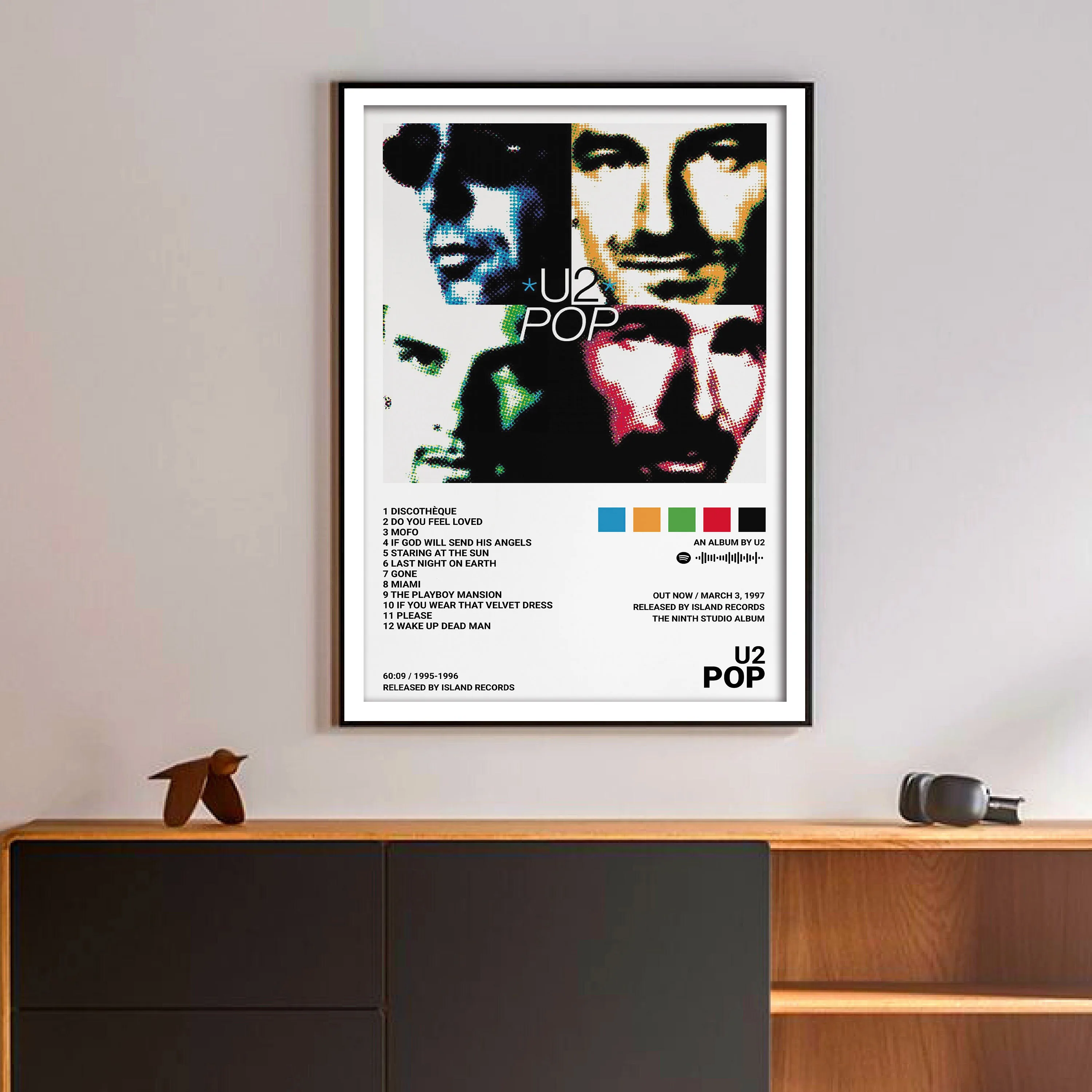 Rock Band Star U2 Music Album Cover SONGS OF EXPERIENCE Pictures For Room Wall Art Home Decor Canvas Painting Print Posters Gift