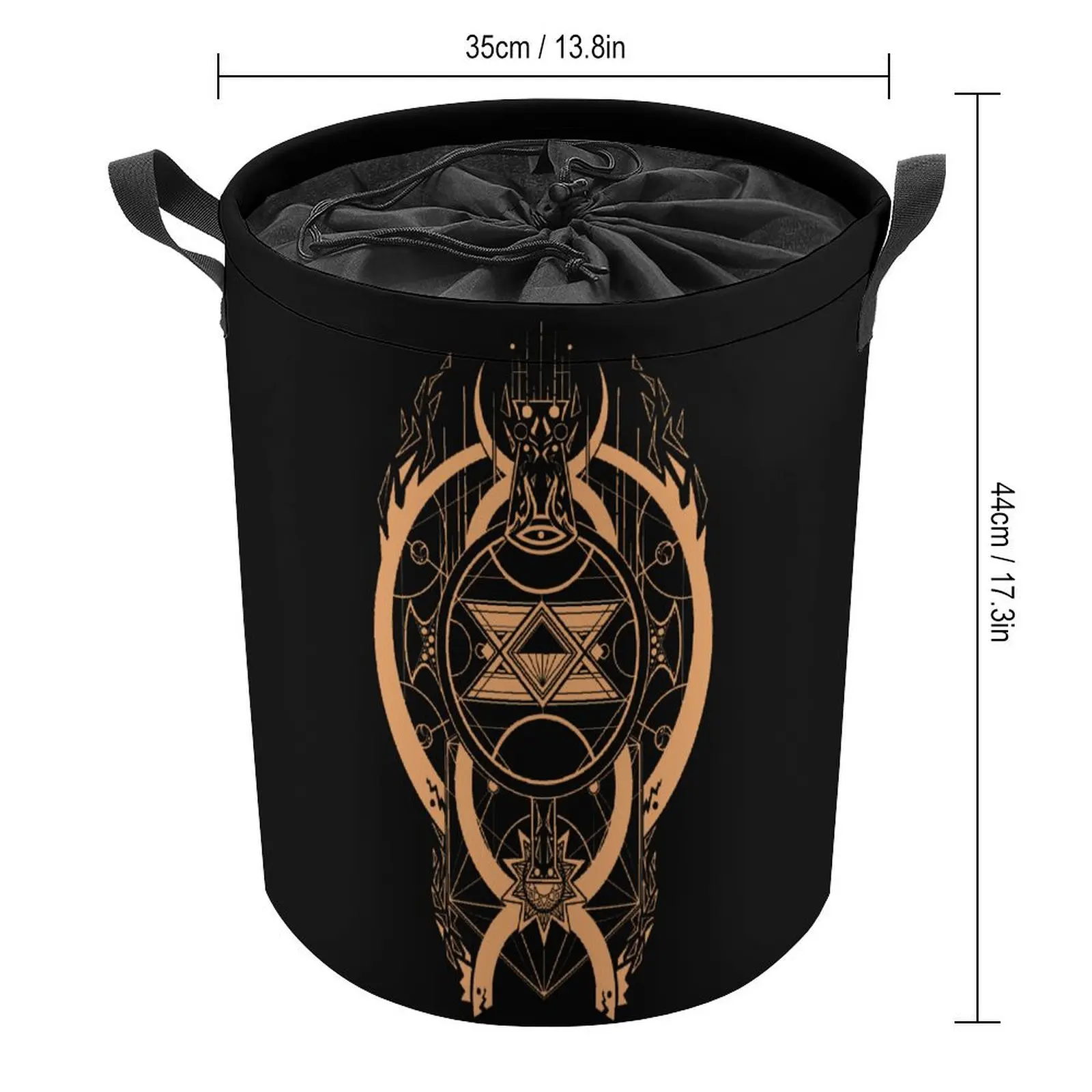 Storage Bins Gilded Hawks of Alchemy Classic for Sale Organizer Division Casual Graphic Laundry Basket Lifting Hand Can Be Folde