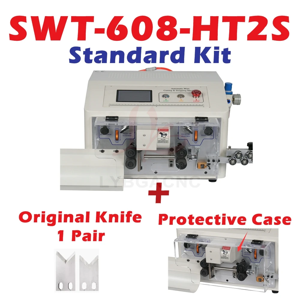 

Upgraded SWT-608-HT2N HT2S Peeling Stripping Cutting Machine For Computer Automatic Wire Strip Stripping Machine 0.1-10mm