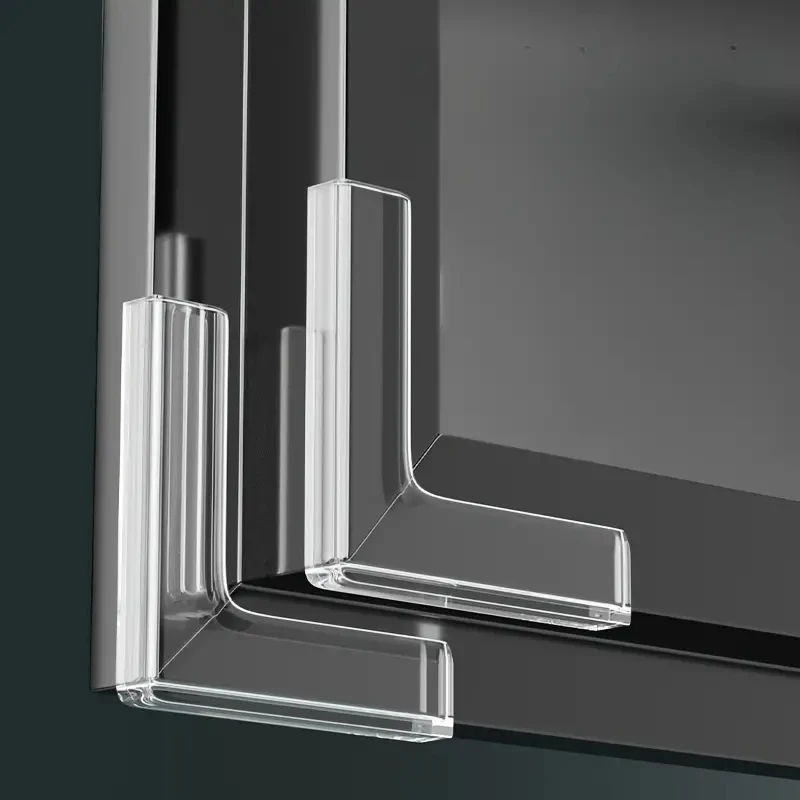 5pcs Transparent Anti-Collision Angle, Window Corner Anti-Collision Angle Protector, Soft Window Anti-Collision Angle Protector