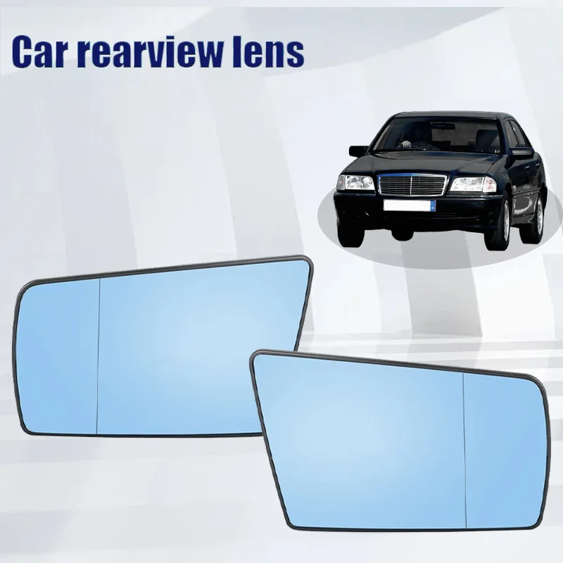 Para 94-00 Mercedes Benz W202 W210 W140 lente de marcha atrás calefacción lente retrovisor reemplazo de vidrio