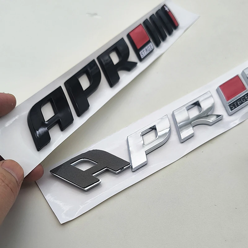 ثلاثية الأبعاد ABS شعار APR المرحلة III الأداء شعار رسائل سيارة الخلفي الجذع شارة ملصق لشركة فولكس فاجن جولف 6/7/CC وأودي A4/A6 الملحقات