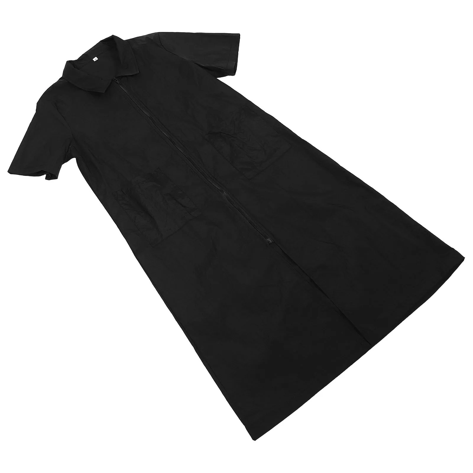 

Waterproof Pet Grooming Smock Half Sleeve Anti-Static Cat Handling Salon Workwear Dog Grooming Apron Apron Black