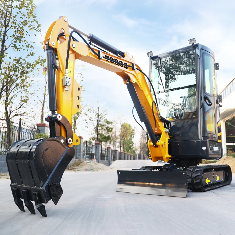 EPA CE Mini Excavator 1.8 Ton High Quality Portable Small Excavator 1600kg Earth-moving Machinery Engin Diesel Mini Digger