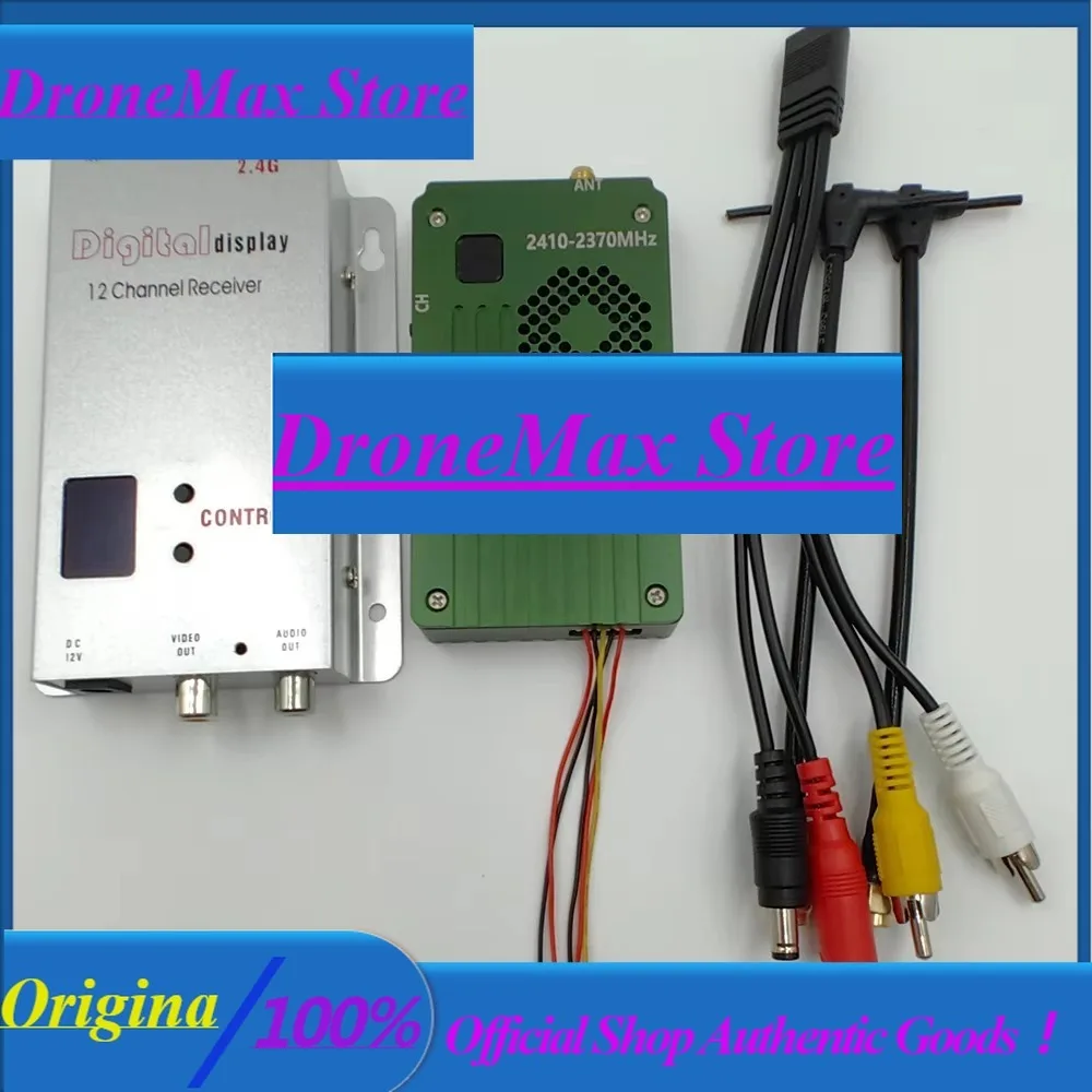 DroMa2.4ghz10WVTX Image Transmission Through The Drone Image Transmission High Power Long Distance Spot Vtx1.2g Monitoring FPV