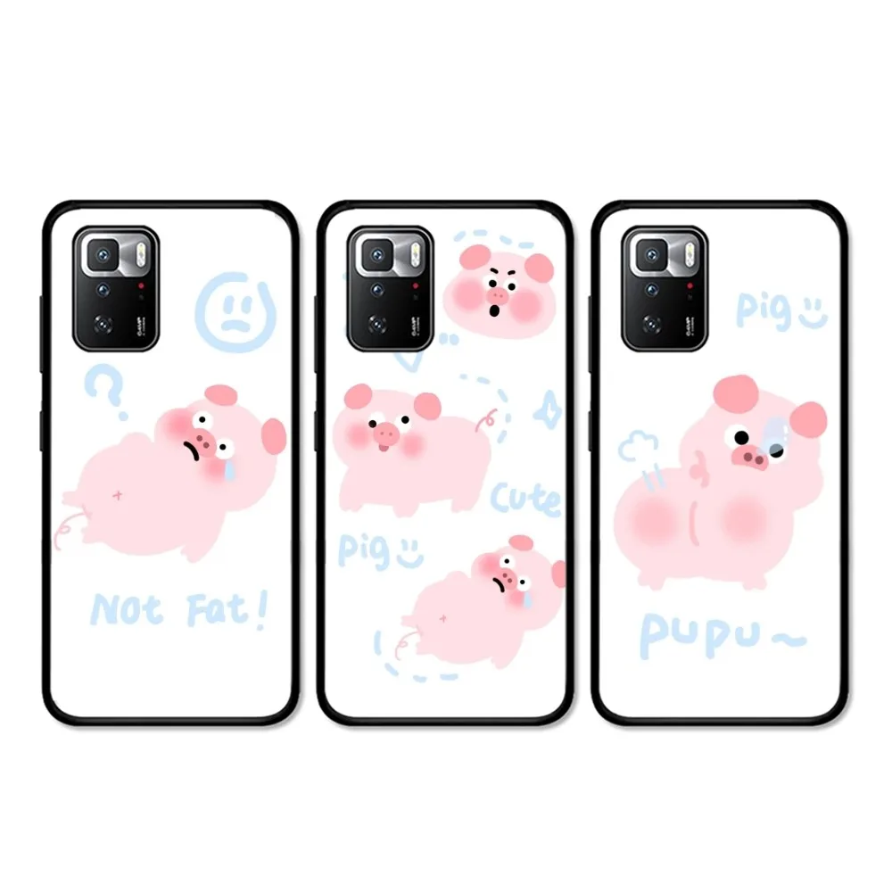 Cute Funny Peppas Pig Phone Case For Redmi 5 6 7 8 9 10 Plus Pro 6 7 8 9 A GO K20 K30 K40 Pro Plus F3 Fundas