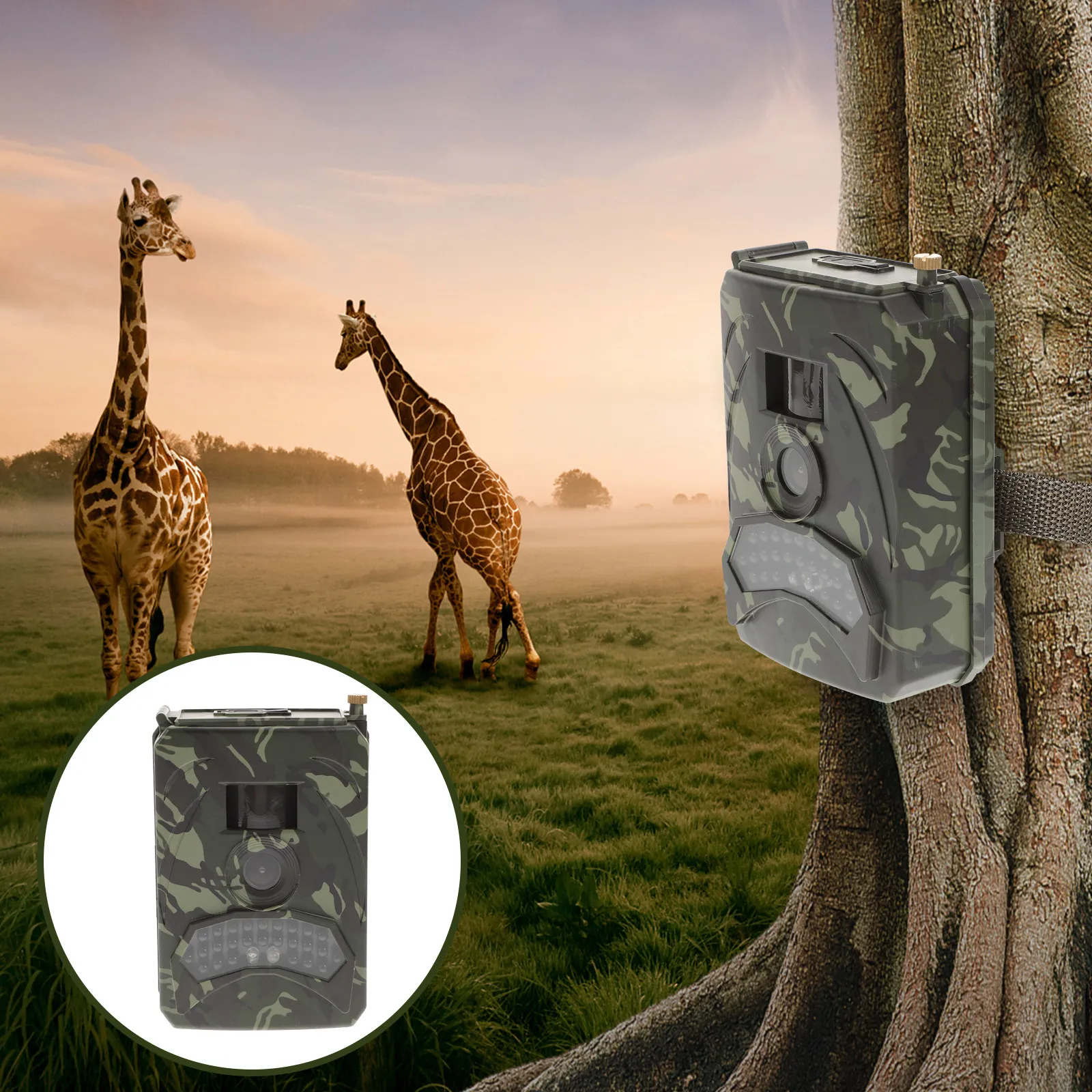 

-100 12Mp 1080P Outdoor Hunting Camera IP56 Waterproof Night Vision 940Nm Infrared Trail Camera Animal Photo Trap Hunting