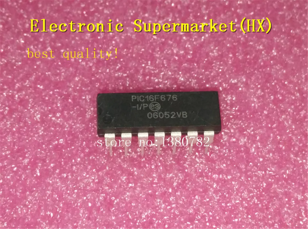 

Free Shipping 5pcs/lots PIC16F676-I/P PIC16F676 PIC16F676-IP DIP-14 New original IC