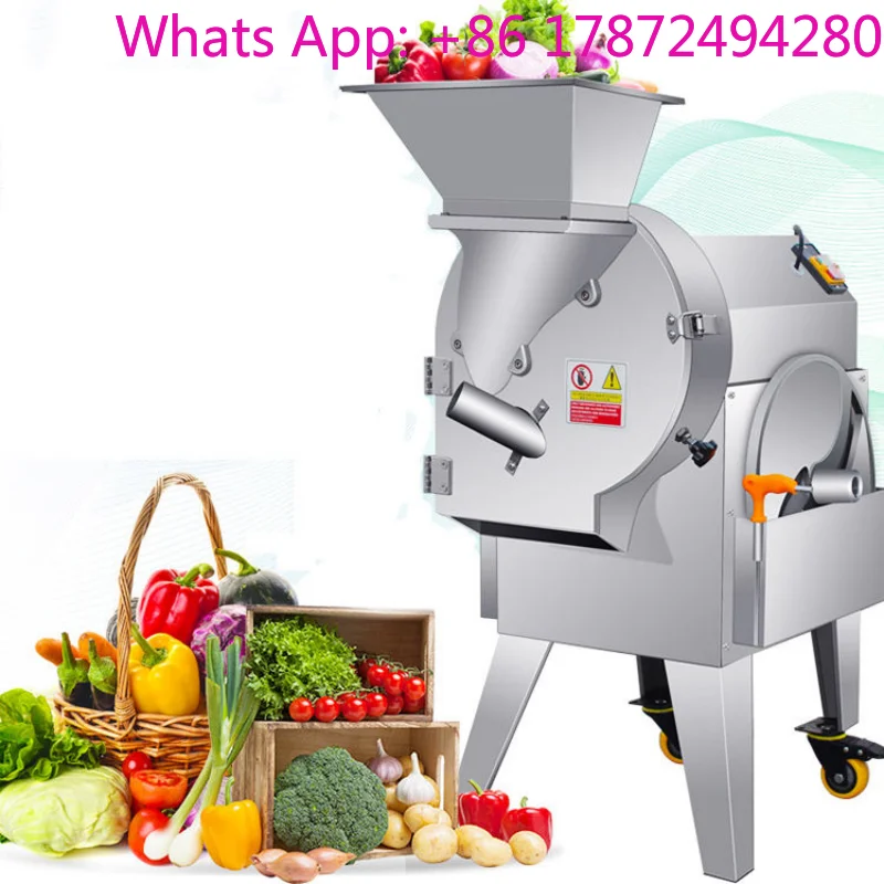 

Cucumber Commercial Potato Slicer Machine Vegetable Cube Cutting Machine Stainless Steel Vegetable Cutter Onion Dicer Machine