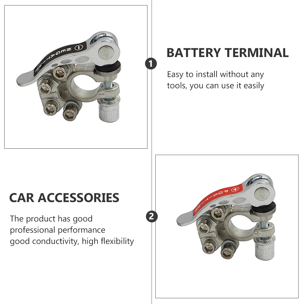 

Quick Release Copper Car Terminals Durable Good Conductivity Easy Installation Truck Accessories Vehicle Clip