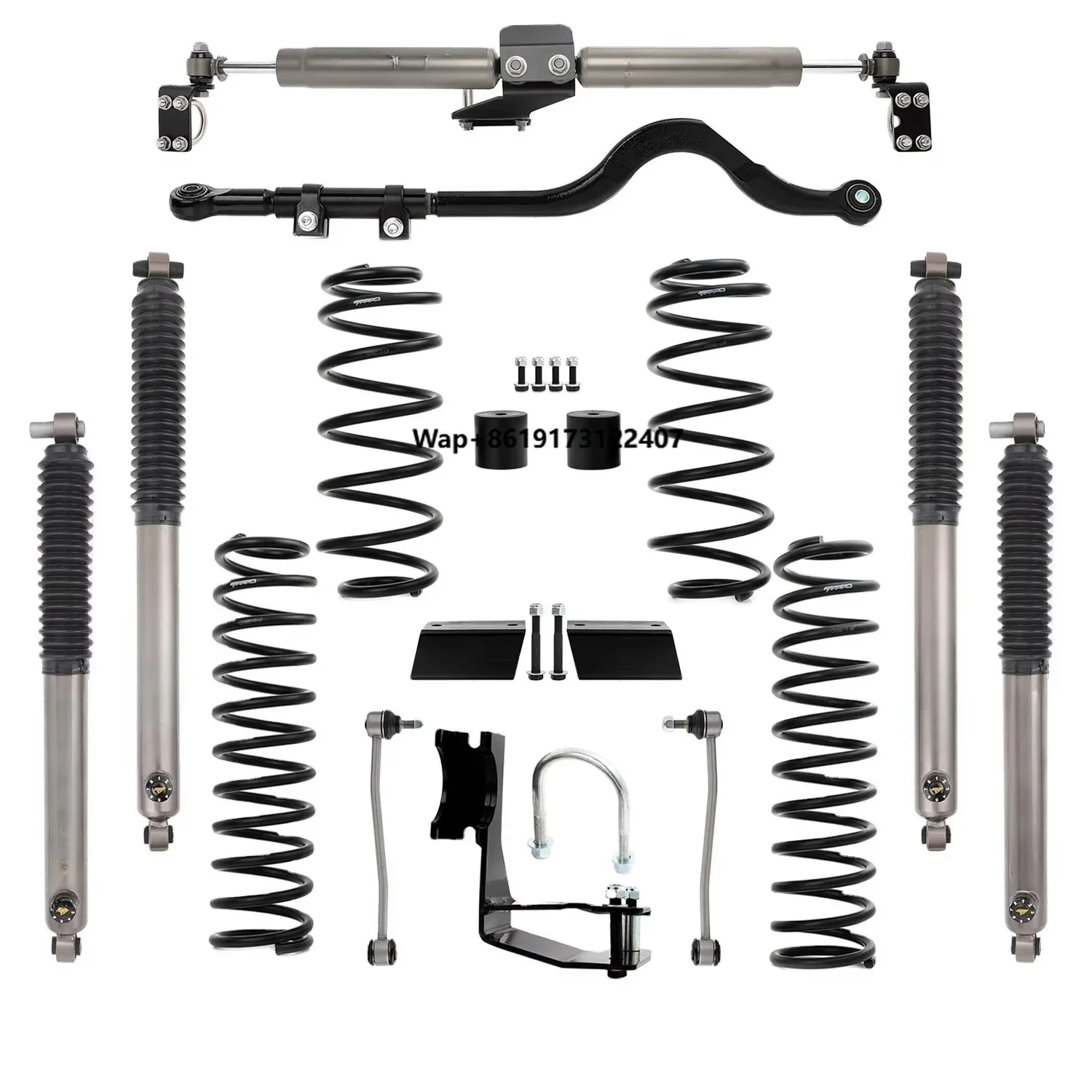 

4x4 Offroad Shock Absorber Coilover Suspension Coil Spring 2.5"LIFT KIT for JL 2018-2021 TY362601