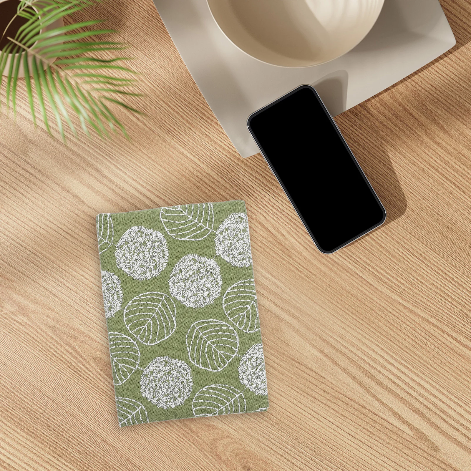 Washable Soft Stretchable Fabric Book Cover Reusable Cloth Protector for Journals Planner A6 Book Covers for Women