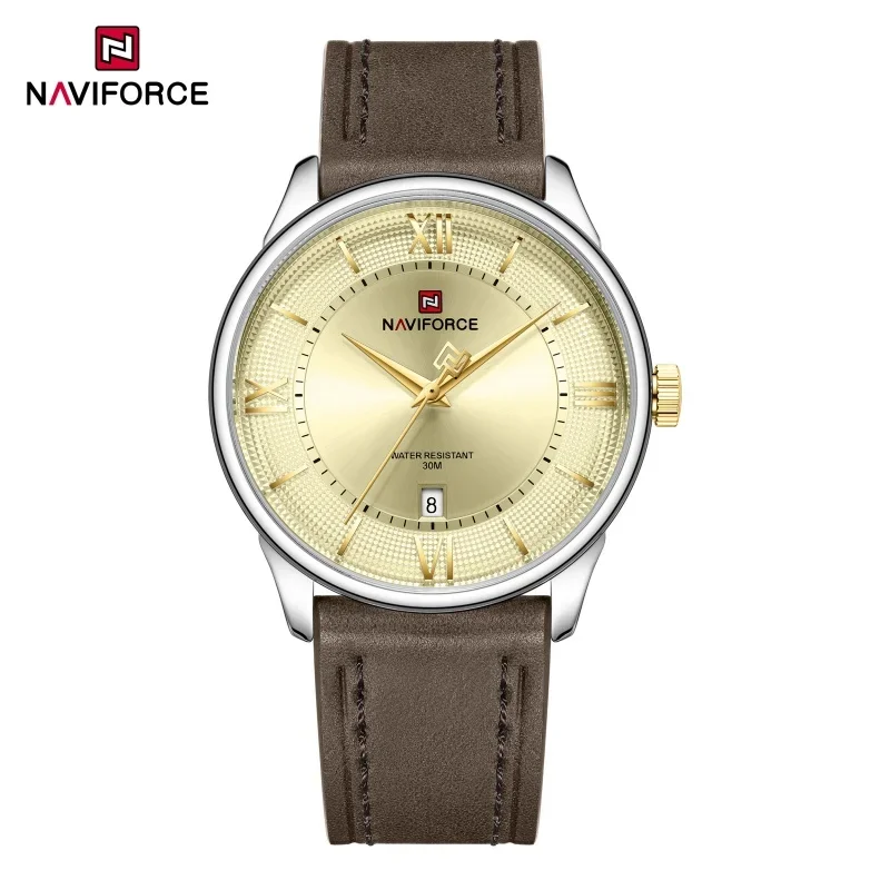 Men's Quartz Calendar Display Waterproof Watch