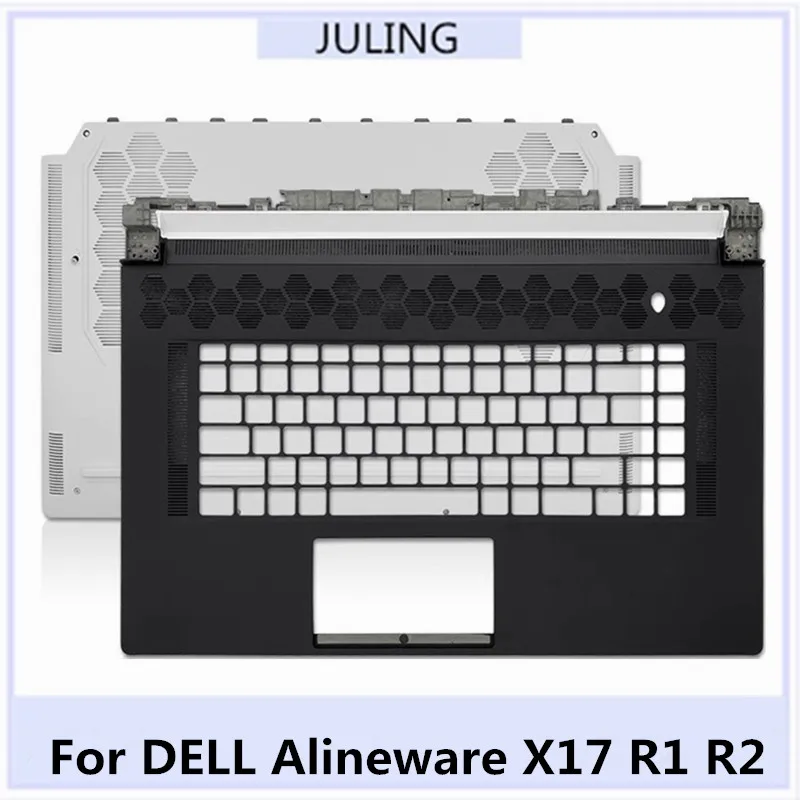 غطاء علوي للكمبيوتر المحمول Palmrest ، Dell Alineware X17 R1 R2 ، حافظة سفلية