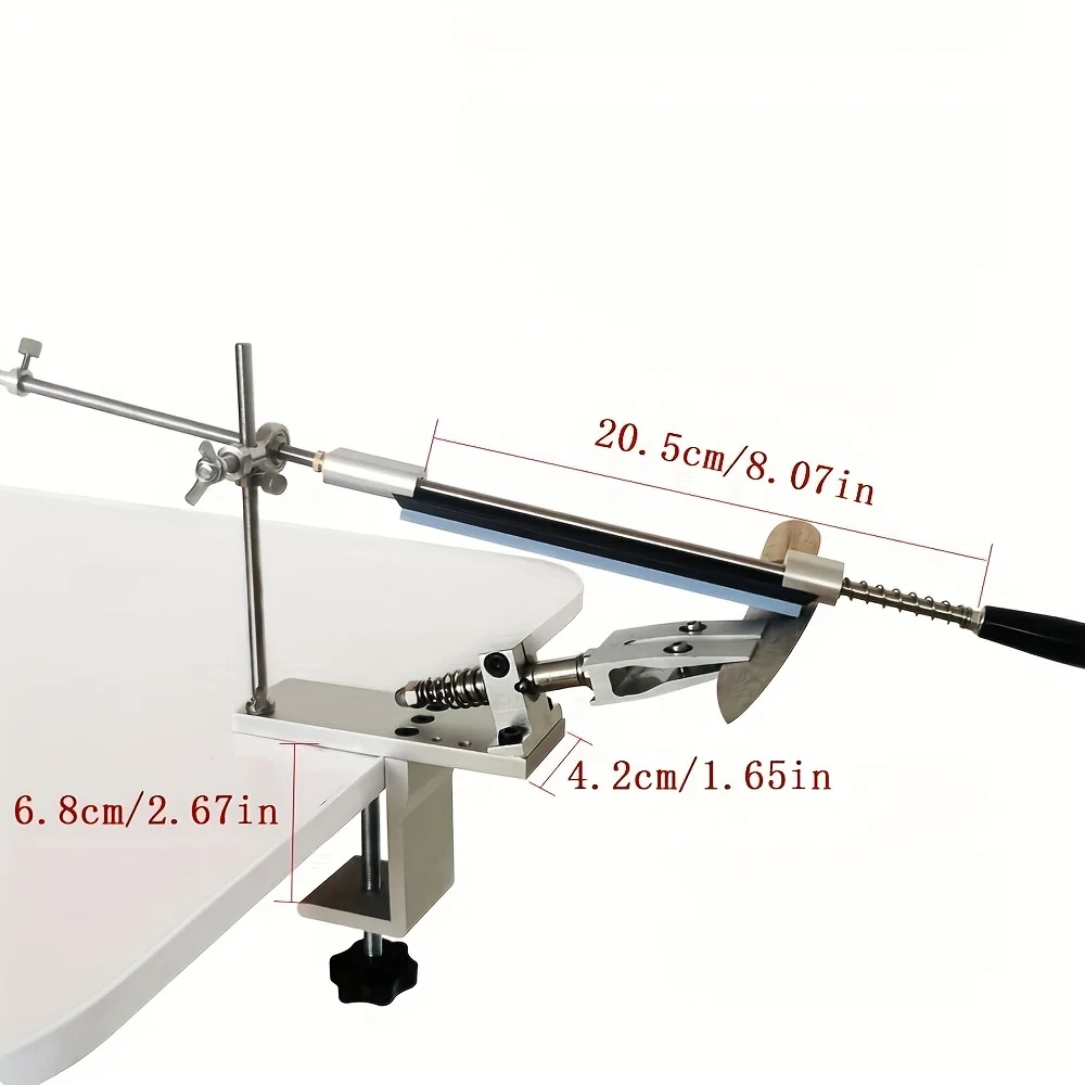 Imagem -06 - Afiador de Facas com Ângulo Fixo Afiar Tool Grupo Aluminum Alloy 360 Degree Flip