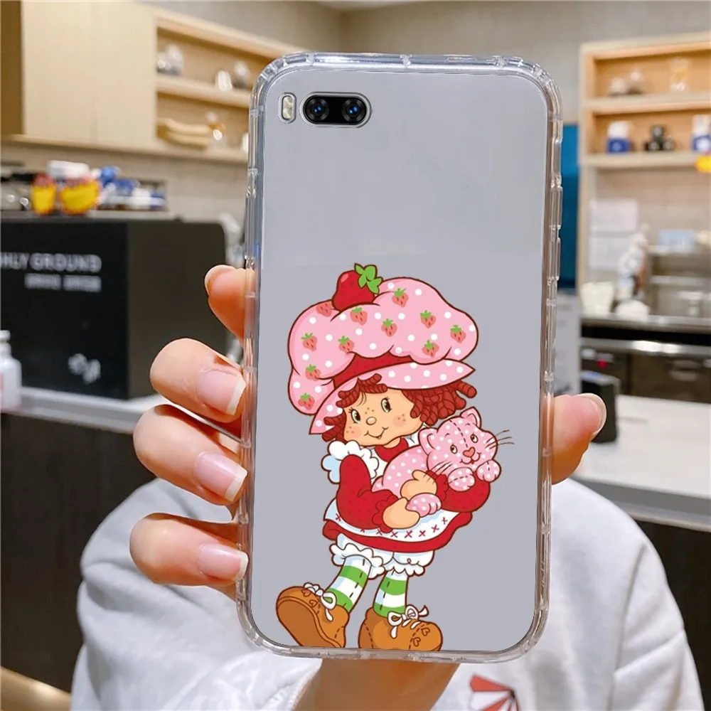 S-Strawberry S-Shortcake Girl Phone Case For Huawei Mate P10 P20 P30 P40 P50 Smart Z Honor 50 60 70 Pro Lite Transparent Case