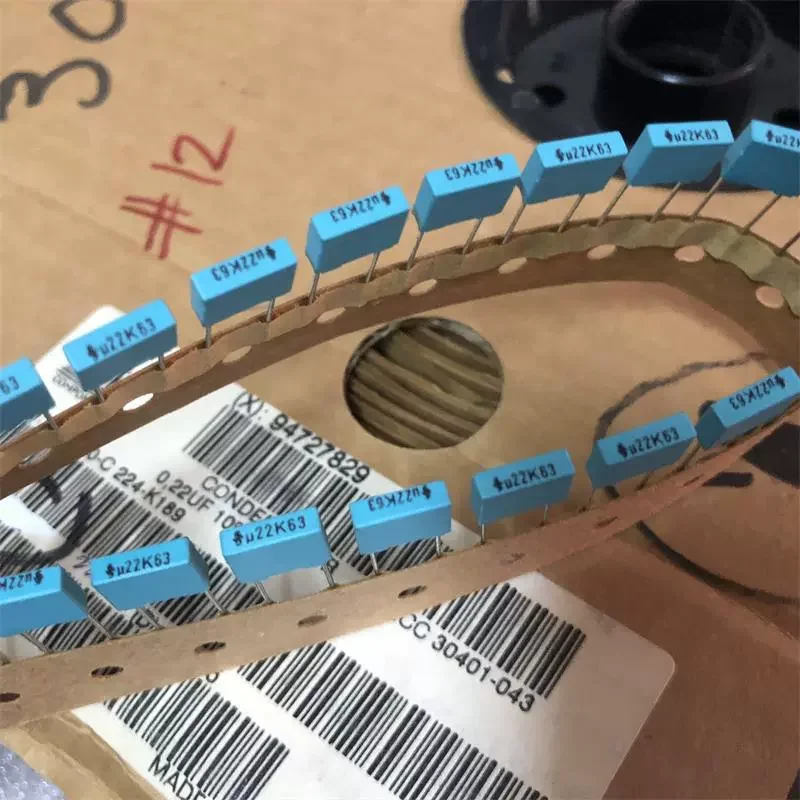 

10 шт. оригинальная коробка, немецкая S + M, старая модель Siemens B32520, серия 0,22 мкФ, 63 В, бесконечный конденсатор аудиосвязи